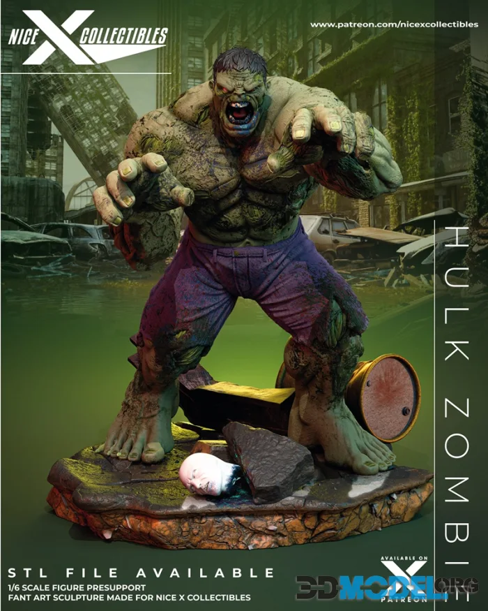Nice X Collectibles - Zombie Hulk – Printable