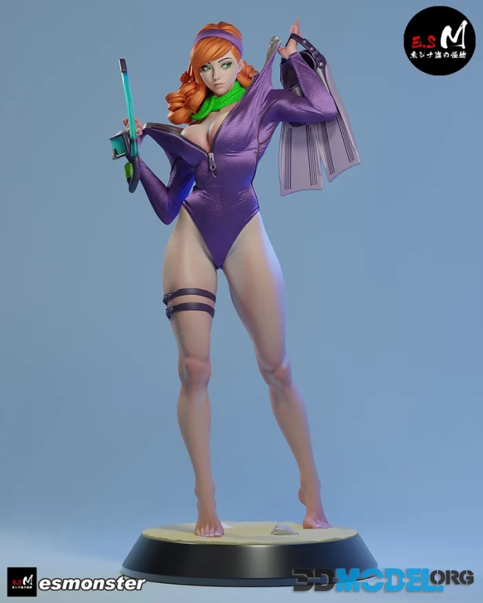 E.S Monster - Daphne – Printable