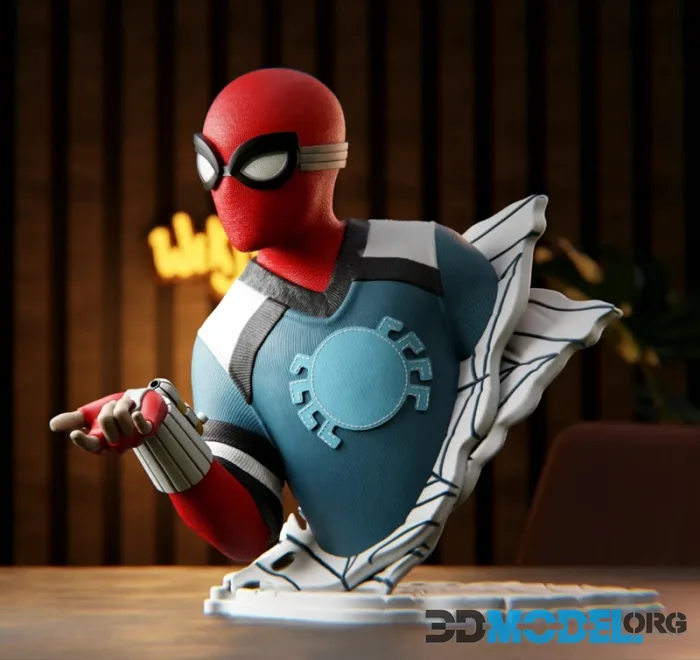 Wekster - YFN - Spider-Man Bust – Printable