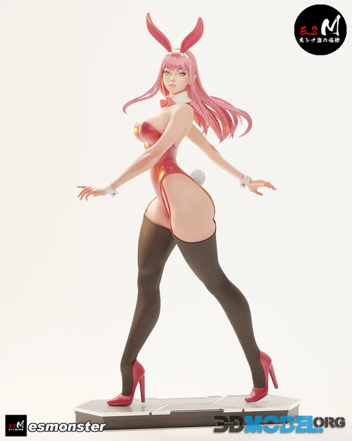 E.S Monster - Zero Two Bunny – Printable