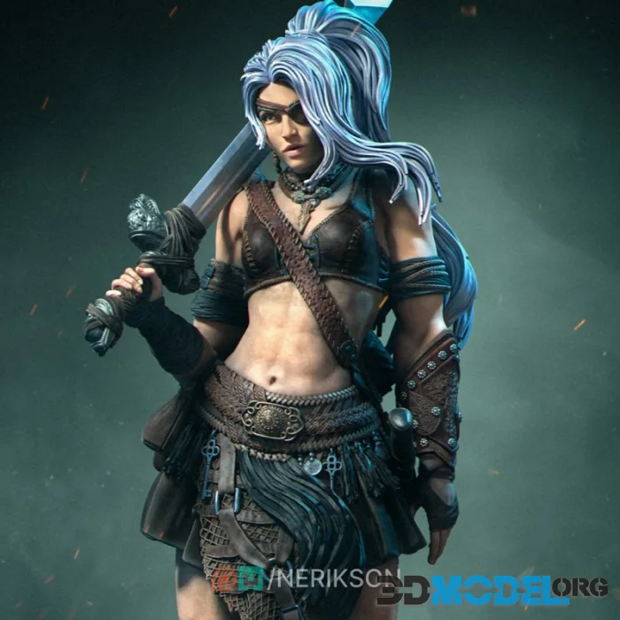 Nerikson - Lia the Barbarian Mercenary – Printable