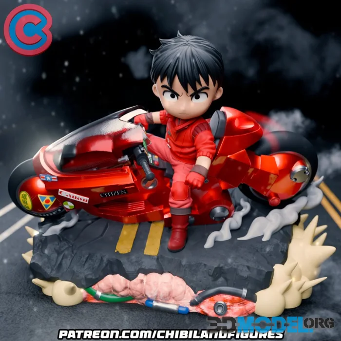Chibi Land Figures - Kaneda (Akira) – Printable
