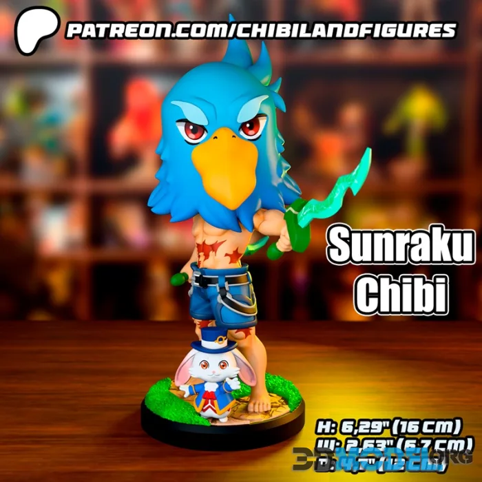 Chibi Land Figures - Sunraku – Printable