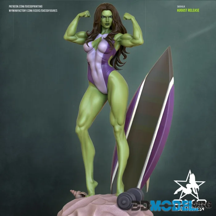 OXO3D Figures - Shehulk – Printable