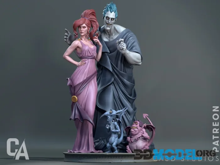 CA 3D Studios - Hades and Megara Hercules – Printable