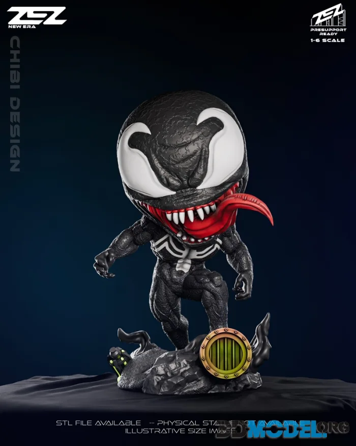 ZEZ Studio - Venom Chibi – Printable