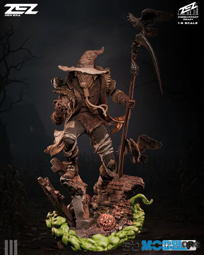 ZEZ Studio - Scarecrow Statue and Bust – Printable