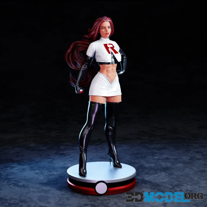 BrunoArt3D - Jessie Pokemon – Printable