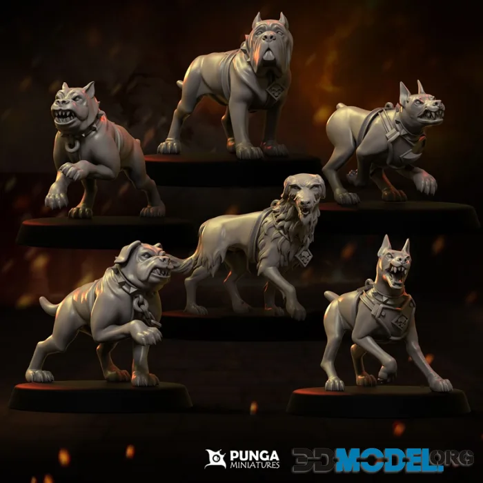 Punga Miniatures - Warhounds – Printable