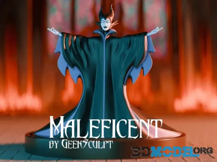 GeekSculpt3D - Maleficent – Printable