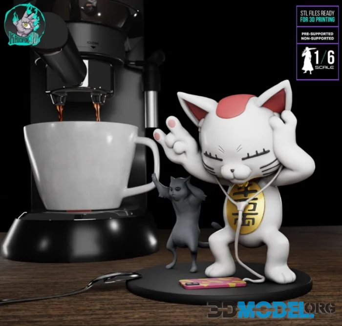 Kaidan - Turbo Granny Cat – Printable