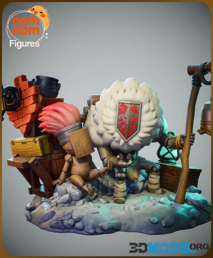 Nomnom Figures - Chibi Noco from Expedition 33 – Printable