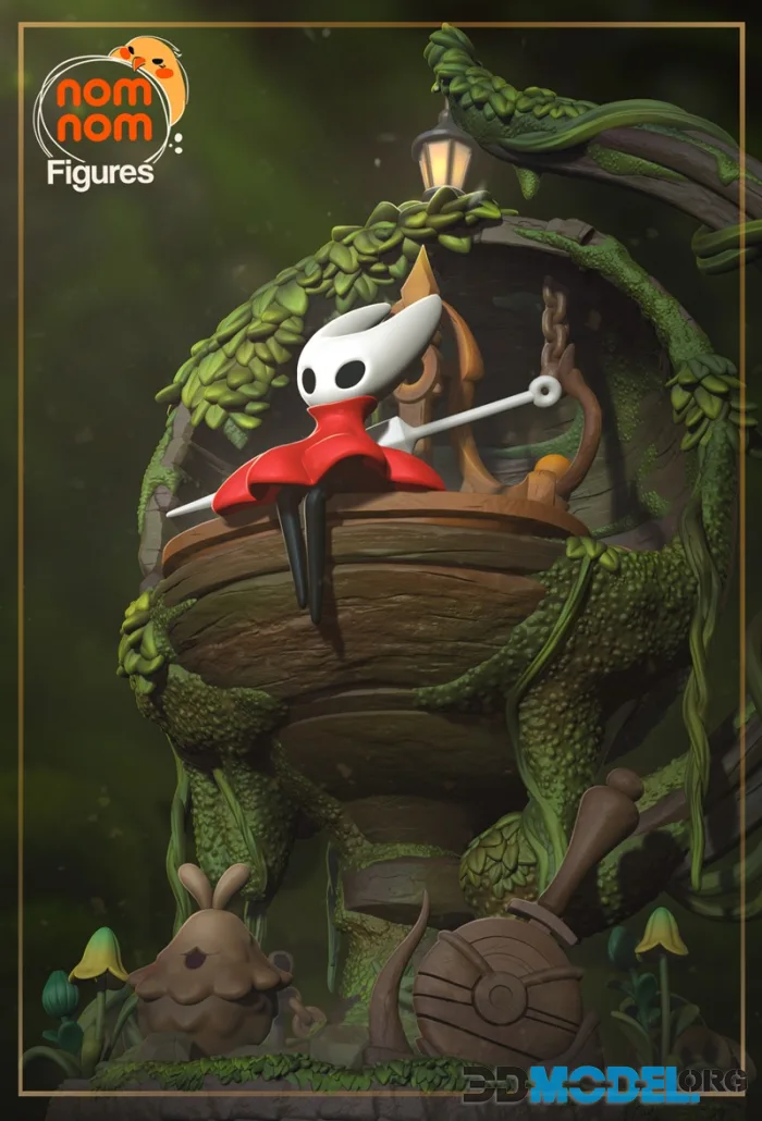 Nomnom Figures - Hornet from Hollow Knight – Printable