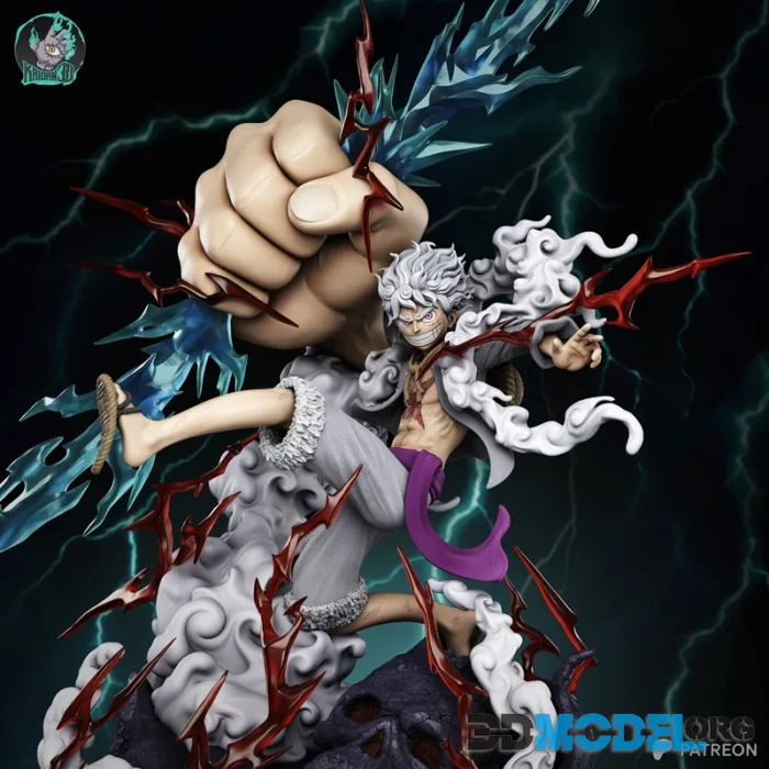 Kaidan - Luffy Gear 5 – Printable