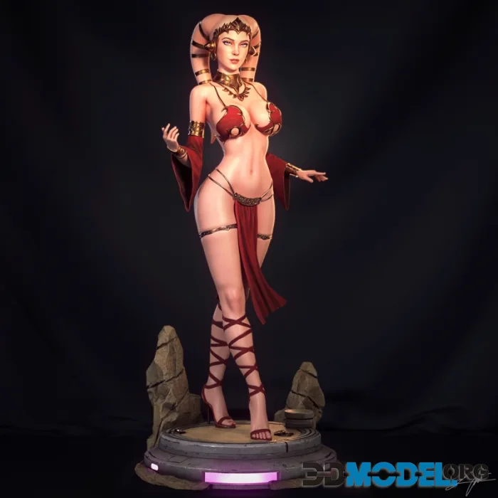 Abe3D - Twi'lek Hostess – Printable