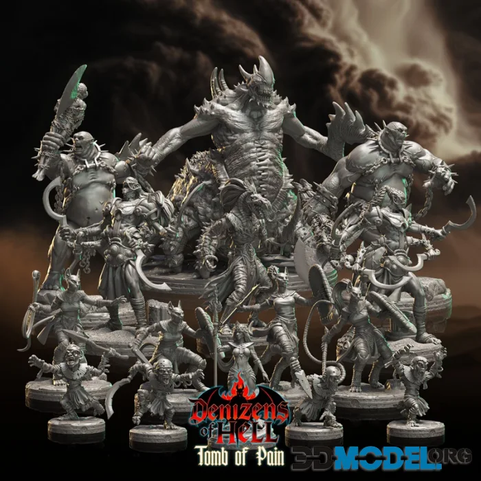 Crippled God Foundry - Tomb of Pain April 2025 – Printable