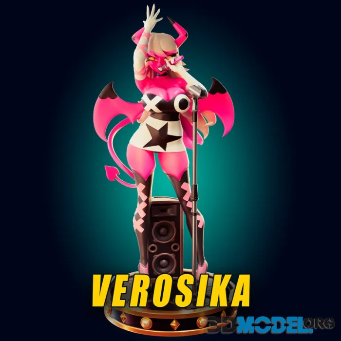 Officer Rhu - Verosika Mayday Helluva Boss – Printable