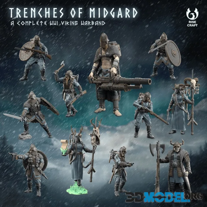 Rise Craft - Trenches of Midgard - Warband – Printable