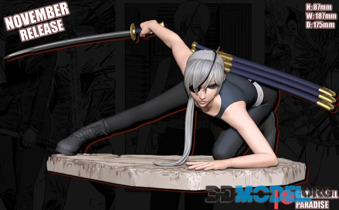 Ukupalua - Quanxi - Chainsaw Man – Printable
