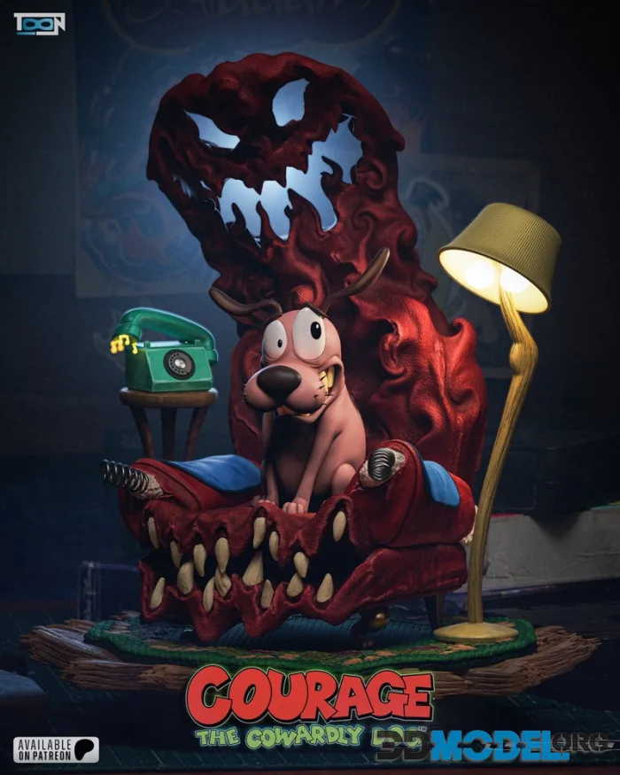 Toon Studios - Courage The Cowardly Dog – Printable