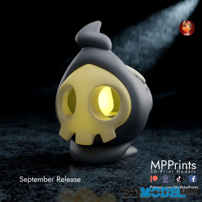 Duskull Tea light lamp – Printable