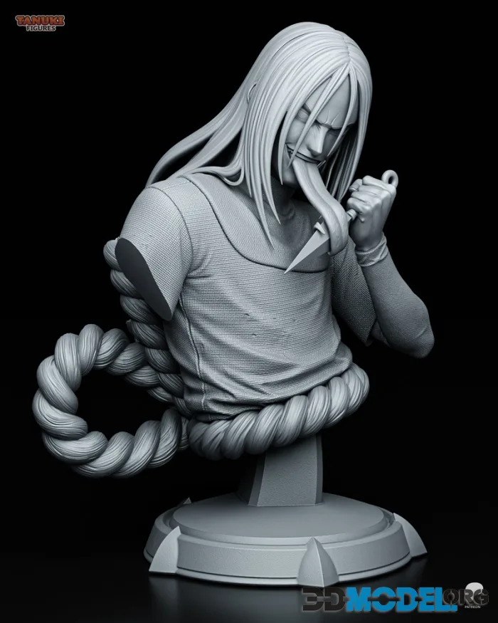 Tanuki Figures - Orochimaru Bust – Printable
