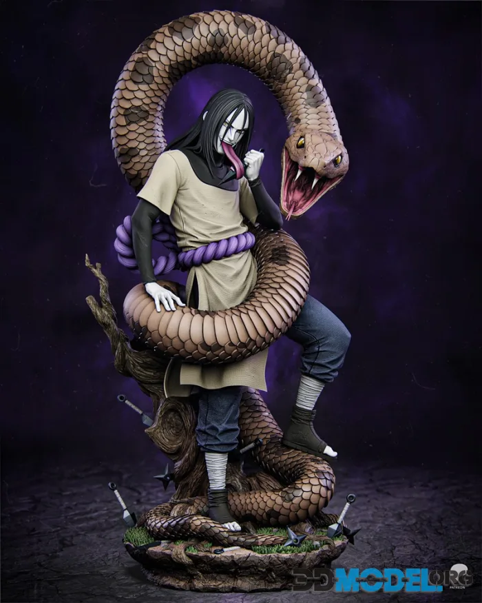Tanuki Figures - Orochimaru Fullsize – Printable