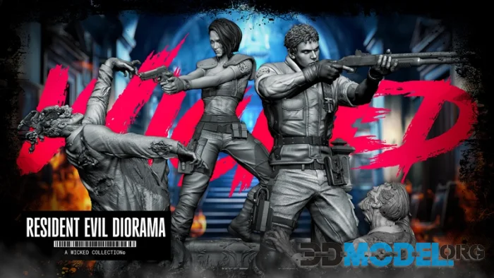 Wicked - Diorama Resident Evil – Printable