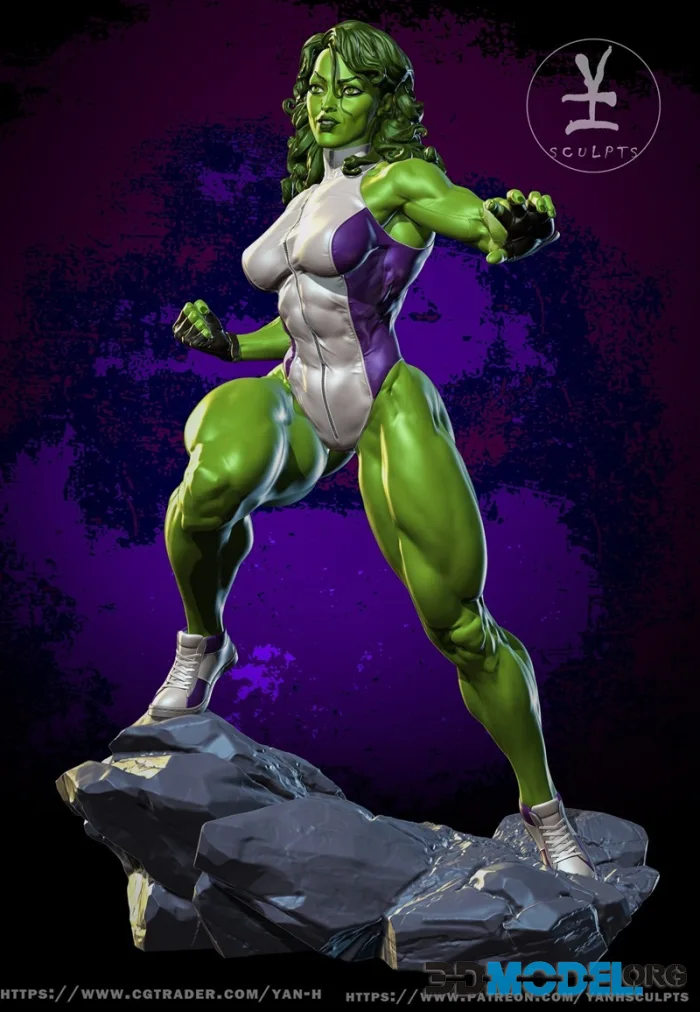 Yan-H - She-Hulk – Printable