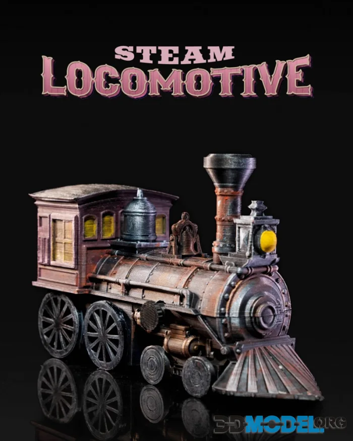 Steam Locomotive – Printable