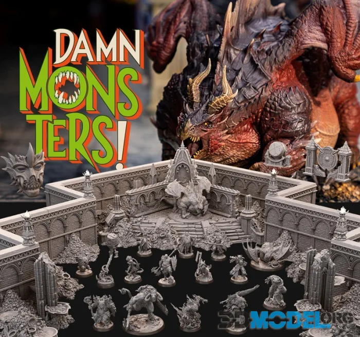 Loot Studios - Damn Monsters – Printable