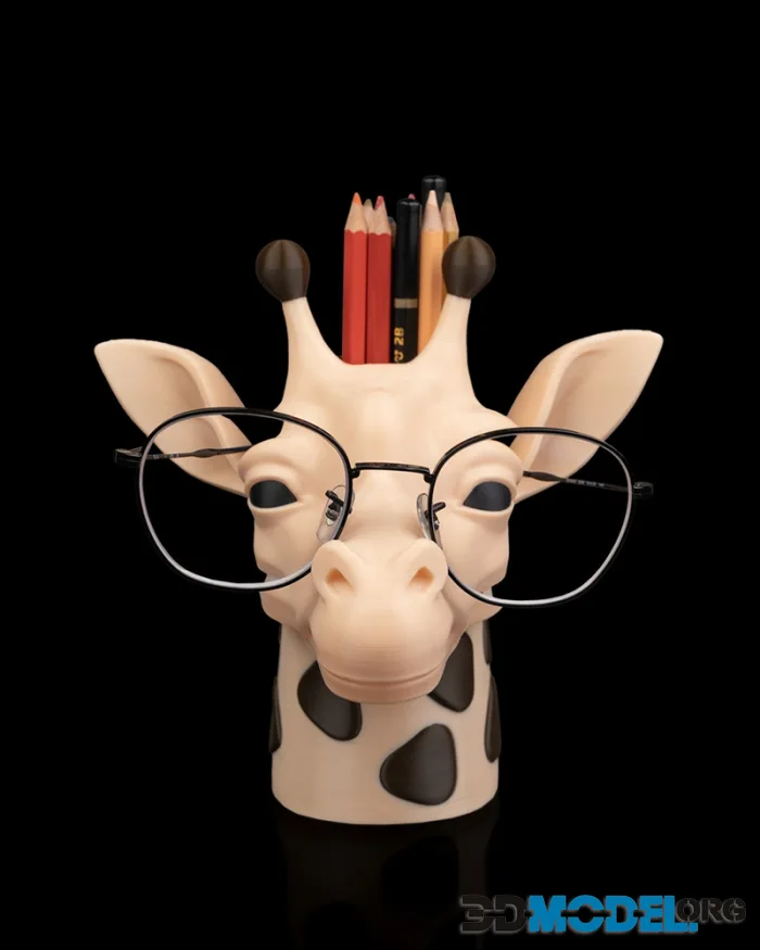 Mr. Giraffe Glasses and pen holder – Printable