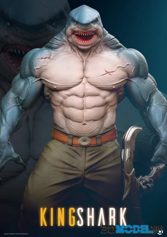 Stalyn Quito - King Shark – Printable