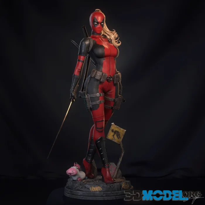 E.S Monster - Lady Deadpool – Printable