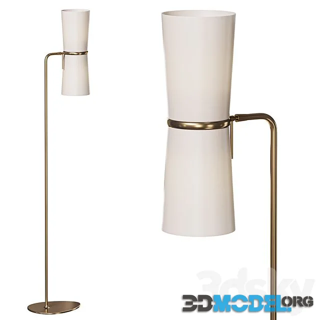 Antique Brass Floor Lamp Andrew Martin Clarkson