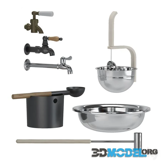 Bath ta, buckets, ladles
