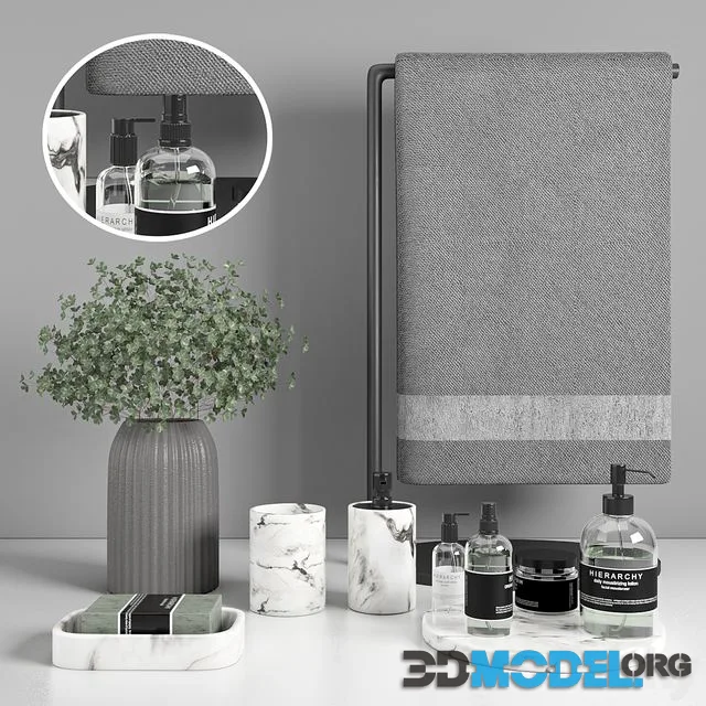 Bathroom accessories set 50