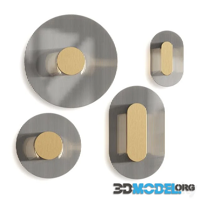 Baxter Button Wall Lamps