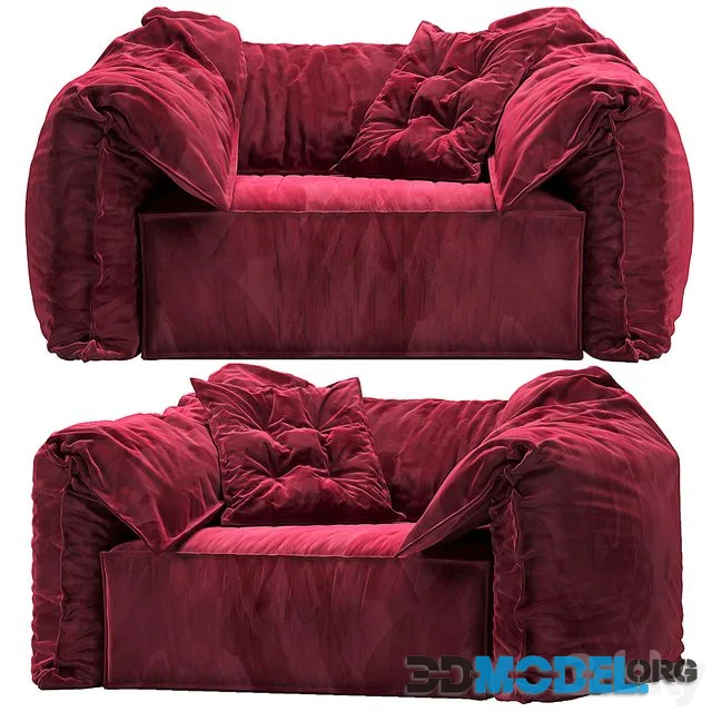 Baxter Casablanca 2 velvet sofa