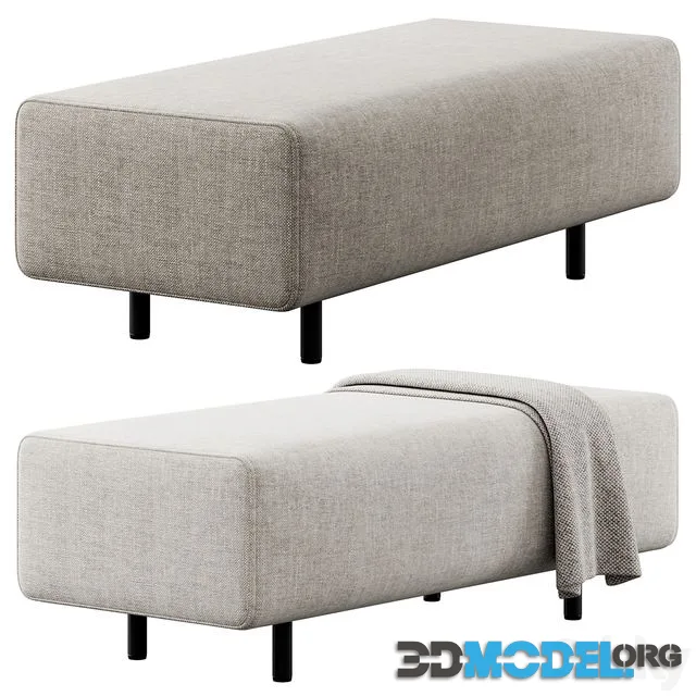 Block Party Lounge Bench by Poppin