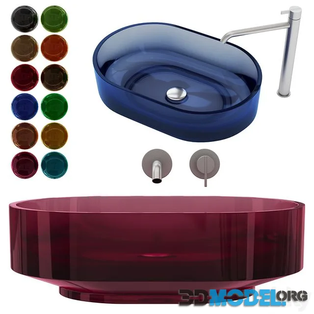 Borghi60 cristalmood sink (12 colors)