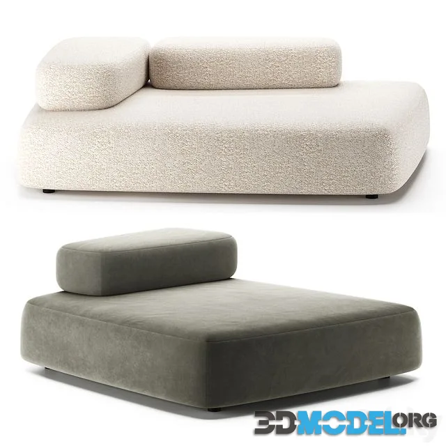 BUBBLE ROCK Sofa by Living Divani (2 size)