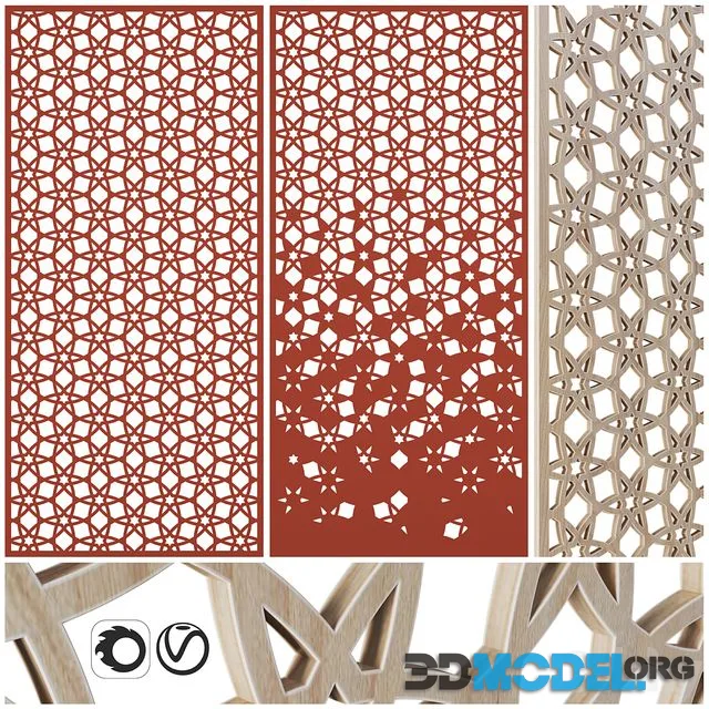 Carved panels
