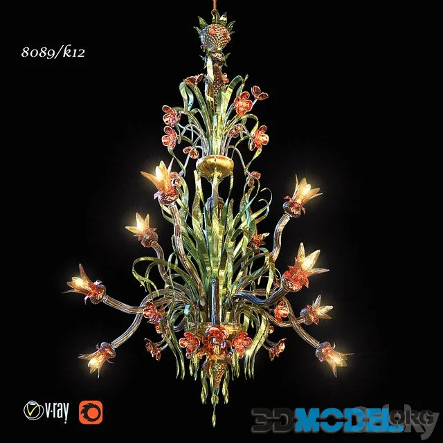 chandelier DeMajo 8089K12