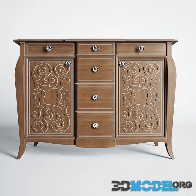 Chest Of Drawers (wooden, classic)