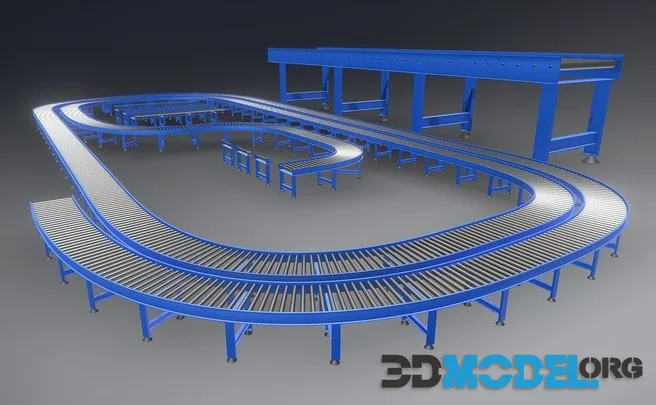 Conveyor Belt System For Manufacturing (PBR)