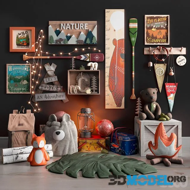Decor set for children’s rooms