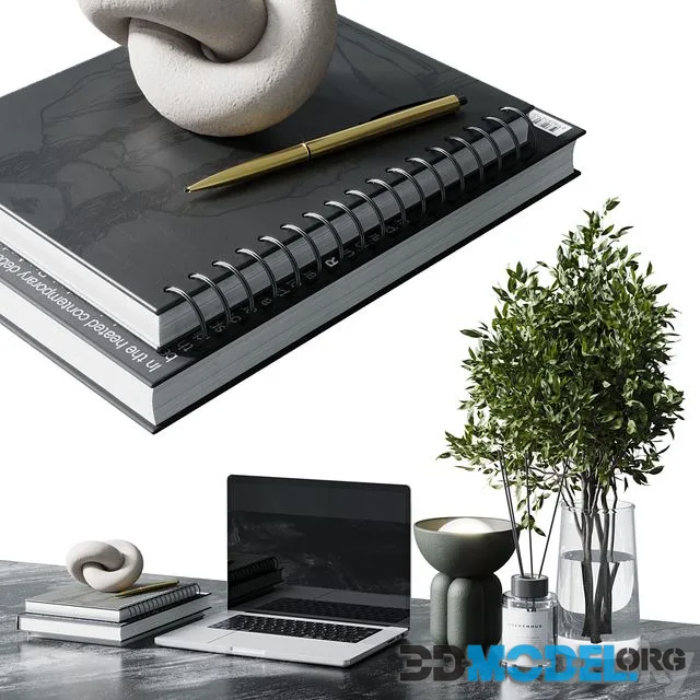 decorative set 001 for workspace