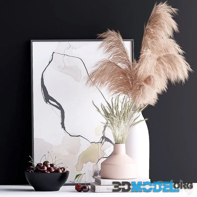 Decorative set 15 with cherry