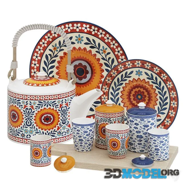 Decorative Tableware Set 02